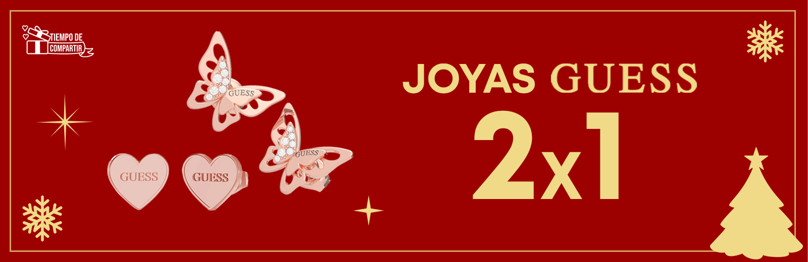 2x1 JOYAS GUESS